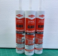 กาวซิลิโคนยาตู้ปลา Dowsil silicone 100%/สีใส