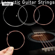 BEEYE Classical Acoustic Guitar Strings, Stainless Steel Copper 3 Styles Folk Guitar Strings, Bronze
