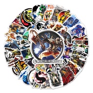 Mortal Kombat Skate Stickers (50Pcs) - Luggage Bottle Decor - Gaming Cool & Waterproof