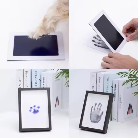 Non-Toxic Handprint and Footprint Pad, Super Large, Pet, Dog, Cat, Non-toxic, Mess-free, Ink, DIY, I