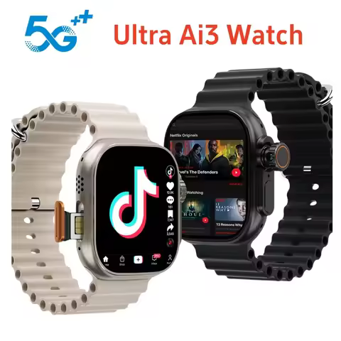 Microwear Ultra ai3 Smartwatch 4G Android Amoled HD Camera GPS WIFI Google Play Store APP Download G