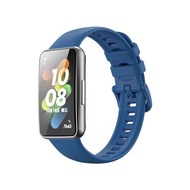 สายรัดซิลิโคนสำหรับ Huawei Band 9 / 8 สายนาฬิกาเปลี่ยนสายรัดข้อมือสร้อยข้อมืออุปกรณ์เสริม smartwatch