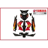 Body Cover set LC 135 V1 ES Clutch (Hitam Api) Merah Api 100% Original HLY