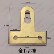 Photo Frame Dark Hook Picture Frame Hook Mirror Frame Hook T-Shaped Hook Color-Plated Gold T-Shaped 