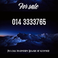 VIP PREPAID NUMBER SIMCARD 014-3333765