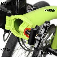KAREN Hinge Clamp, Plastic 3 Colors Bike Spring,  Repair Accessories Easy Hinge For Brompton Bike