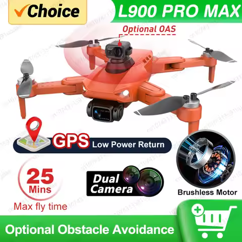 LYZRC L900 PRO SE MAX GPS Drone 4K Professional Dual Camera Brushless 360 Obstacle Avoidance 5G WIFI