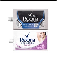 REXONA SACHET / REXONA DEO LOTION SACHET FREE SPIRIT MEN ICE COOL 9ML / LAST 48 HOURS