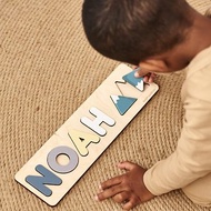 Customized Gift Baby Boy Gifts, Baby Name Puzzle, Montessori Game Christmas Gift