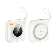 REMAX - RPP-152 磁吸15W無線充自帶線電源 | 10000mAh 磁吸magsafe無線行動電源 PD20w | 快充充電寶