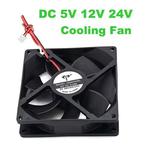 92mm 9225 Computer Case Cooling Fan 92x92x25mm DC 5V 12V 24V 2 PIN PC CPU Cooler Fan 90mm 9cm PC Com