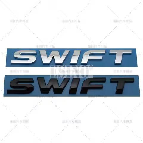 Car Styling Swift 3D ABS Adhesive Emblem Trunk Badge Fender Sticker Body Decal for Suzuki Swift