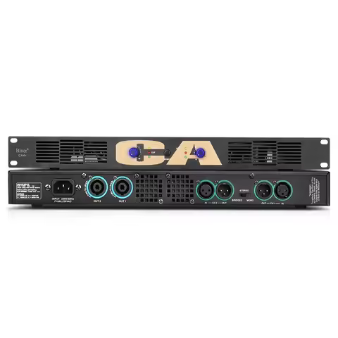 Biner CA4+ 1U 2ch 350W Professional Digital Power Amplifier for Stage Performance Concert Meeting KT