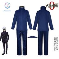 Gojo satoru cosplay costume anime jujutsu kaisen cosplay uniform wig halloween party costume