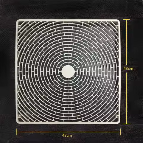 Air Conditioner Net Cover for 1p 1.5p 2p Outdoor Unit Square Grid Fan Blade Front Lid Replace Fittin