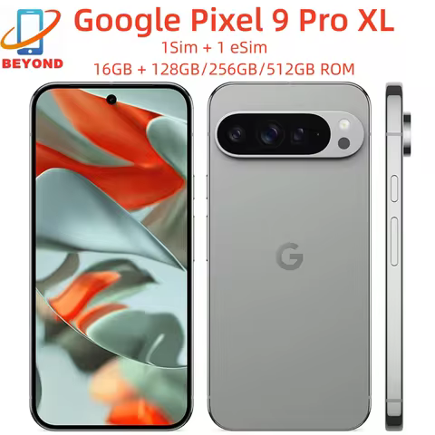 Google Pixel 9 Pro XL 6.8" OLED 16GB RAM 128/256GB ROM NFC Octa Core Google Tensor G4 Original Unloc