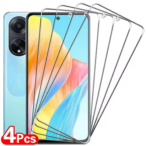 4PCS HD Screen Protector For OPPO A98 A97 A78 A38 A17 A96 A93 A92 A91 A73 A72 Tempered Glass For OPP