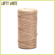 Lofty White เชือกป่านธรรมชาติสำหรับตกแต่งงานฝีมือแบบ DIY