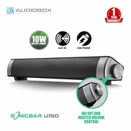 NEW QUALITY SPEAKER AUDIOBOX / SONICGEAR POWERFUL SOUND BAR Speaker For Monitors, PC, Laptop (U150 / U200)