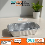 Aluminum foil + lid/tray Aluminum foil/tray Aluminum foil + lid Aluminum foil ox 250 + lid