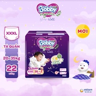 [MKB Gift] [MỚI RA MẮT] [Tặng kèm 2 miếng] Tã Quần Cao Cấp Ban Đêm Bobby Organic Sleep Well  - Size 