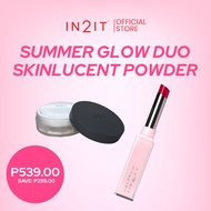 IN2IT Summer Glow Duo Skinlucent Powder + Free Moisture Bomb Lip Balm