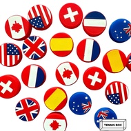 กันสะเทือน เทนนิส ลายธงชาติ หลายประเทศ ส่งเร็ว Tennis dampener
