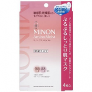 MINON - Amino Moist 氨基酸保濕面膜 4枚入(4987107616647)【平行進口】不同版本隨機發