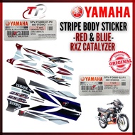 RXZ Caterlyzer Catal Sticker Stripe Body Graphic CoverSet Red White Blue Cover Set 5PV-FG000-01-P0 Y