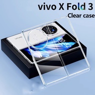 Transparent Case For VIVO X Fold3 Hard PC Bumper Back Phone Cover For VIVO X Fold3 Pro