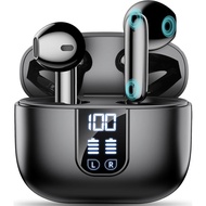 Wireless Earbuds Bluetooth 5.4 in Ear Buds 6 Mic ENC Noise Cancelling Clear Calls, Deep Bass HiFi St