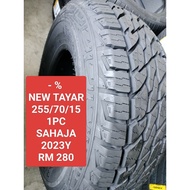 NEW TAYAR 255/70R15 TYRES HILUX 255/70/15 A/T RM280 1PC
