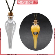GLO Glass Bottle Sweater Chain DIY Wishing Potion Lucky Pendant Necklace