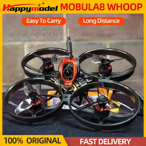 Happymodel Mobula8 Drone/Frame KIT 1-2S 85mm Micro FPV Whoop Quadcopter Drone 2.4G ELRS Receiver X12