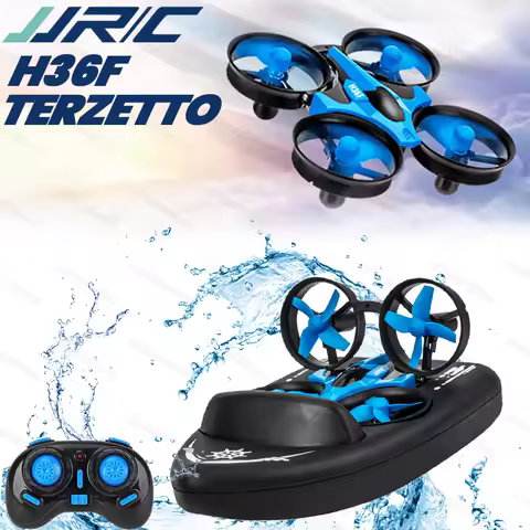 Jjrc H36F Rc Mini Drone Boat 2.4G 3In1 Rc Vehicle Flying Waterproof Drone Boat Model Toys Quadcopter