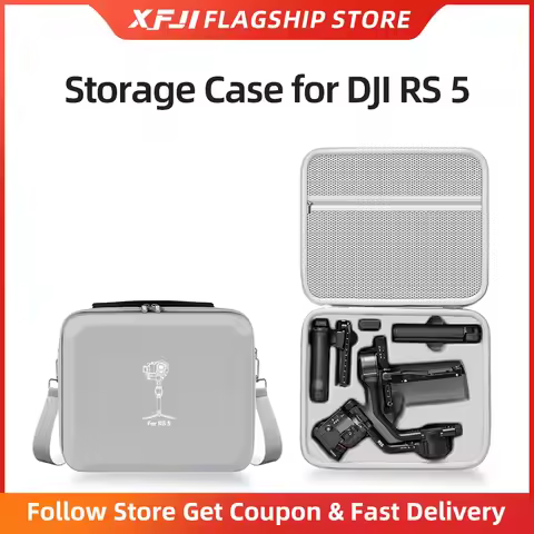 XFJI Portable Carrying Case RS5 Hard Storage Bag for DJI Ronin RS 5 Gimbal Stabilizer Accessories Fa