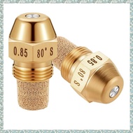 [h5bl3j6wj.ph] Brass Oil Burner Nozzle 0.85-80 B 2 Pcs Solid Replacement 80 Degree