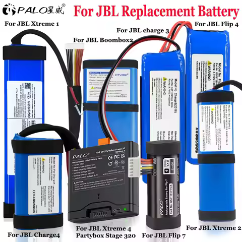 For JBL Replacement Battery For JBL Xtreme 1/2 Xtreme 4,Flip 4 Flip 7,Charge 3/4, PartyBox Stage 320
