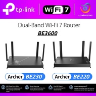 TP-Link Archer BE220 / BE230 WiFi 7 BE3600 Router Dual-Band with EasyMesh HomeShield