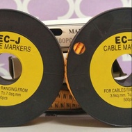 PVC Flat Cable Marker EC-J Suitable