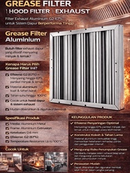 Filter Hood | Grease Filter | Exhaust Kicthen| Almunium