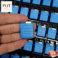 Bateri Murah Blue LQ-S1 Smart Watch Battery 3.7V 380mAh for DZ09 Smart Watch [ Battery Baru ]