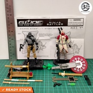 Used G.I. Joe GI JOE 3.75" Rise Of Cobra Wal-Mart Ninja Battles Set Of 2