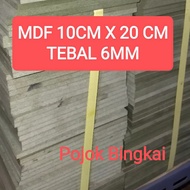 MDF 6MM 10x20 cm / custom cut MDF / photo MDF / MDF board / ready to use MDF