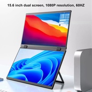 [Ganlitong] 15.6 Inch Laptop Monitor Double Screen Extender 60Hz Refresh 16:9 FHD 1080P IPS USB C La