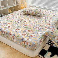 Fast delivery！ 880TC KAIN TEBAL  King & Queen / Single Premium Cotton Fitted Bedsheet/CADAR TILAM/Fi