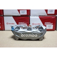 [ST] Brembo AK550 Radiation Calipers (Left) Gray Bottom Silver Letter Hole Distance 100MM Piston 32/