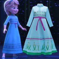 Socute Frozen 2 Anna Elsa Cosplay Christmas Dress Kids Costume Birthday Party Princess