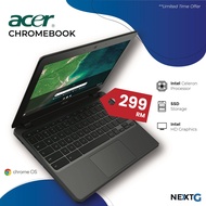 Acer Chromebook C720/C740 12" Screen, Intel Celeron 2955U Dual-Core 4GB 16GB SSD LED Chromebook, Best for Students Zoom  Google meet