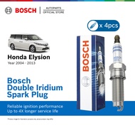 Bosch Double Iridium Spark Plug for Honda Elysion 2.4cc (4 Pcs/Set) FR6LII330X
